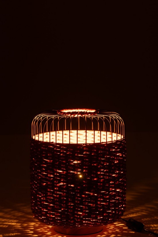 J-Line J Line Ampoules Jolipa Lampe Metal Orange.