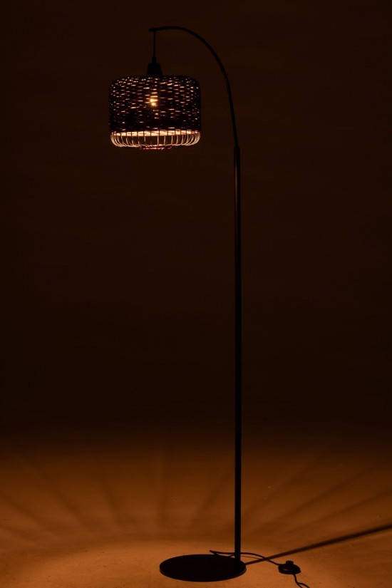 J-Line J Line Lampadaires Lampes Raides Debouts Sur Pied De Sol Jolipa Lampadaire Lanterne Metal Mauve.