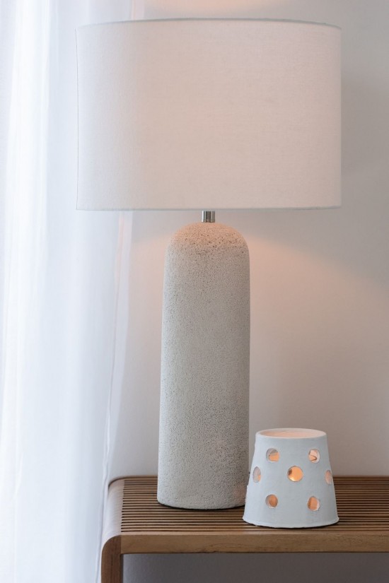 Jolipa Lampe Isla Terre Cuite Blanc.