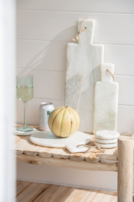 Jolipa Planche A Fromage Rectangle Marbre Blanc Vert Small.