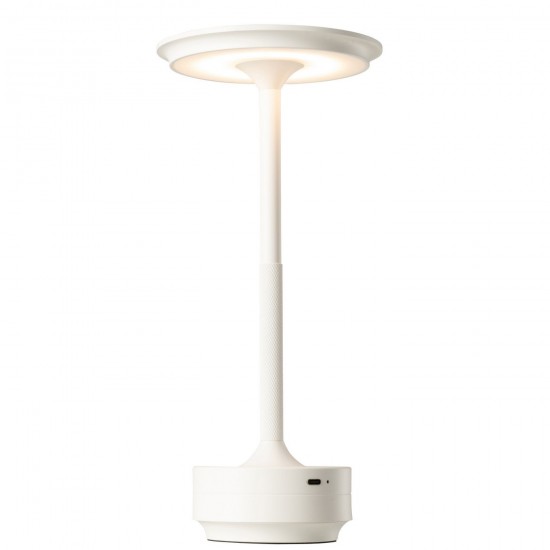 Jolipa Lampe Led Touch Plastique Blanc.
