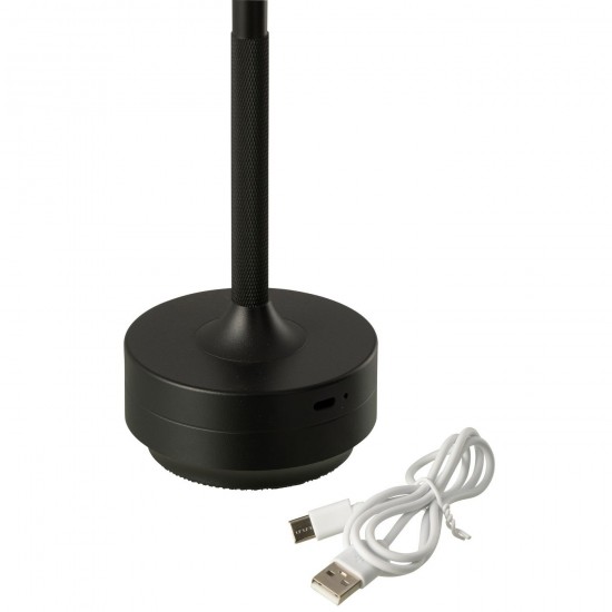 J-Line J Line Ampoules Lampe Led Touch Plastique Noir.