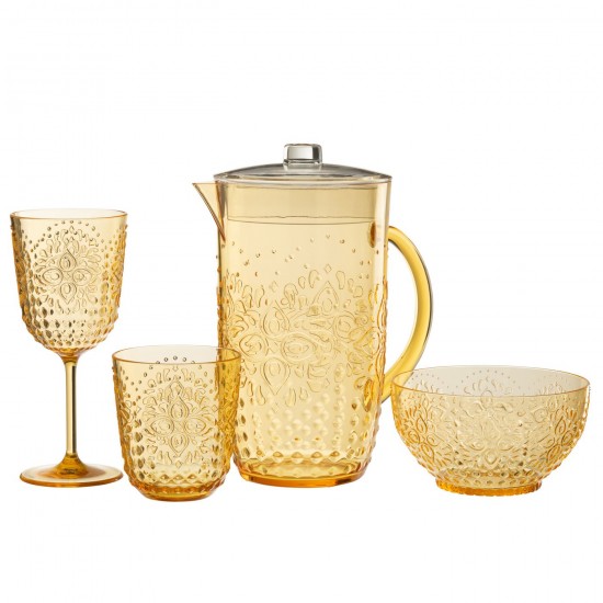 J-Line J Line Carafe Pichet Jolipa Pichet Plastque Jaune.