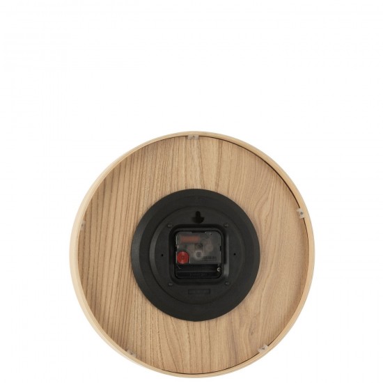 J-Line J Line horloges murales Jolipa Horloge Murale Contreplaque Mdf Naturel Small.