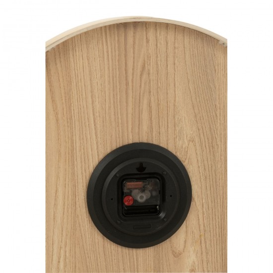 J-Line J Line horloges murales Jolipa Horloge Murale Contreplaque Mdf Naturel Large.