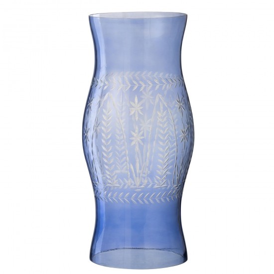 J Line Photophore Tarifa Verre Bleu Small L18xB18xH50 cm JLine 54654 by Jolipa 54654.