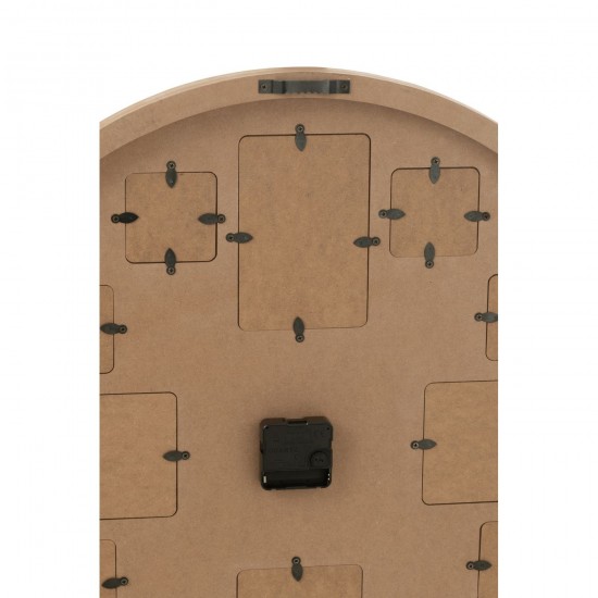 J-Line J Line horloges murales Jolipa Horloge Murale Photo Mdf Naturel.