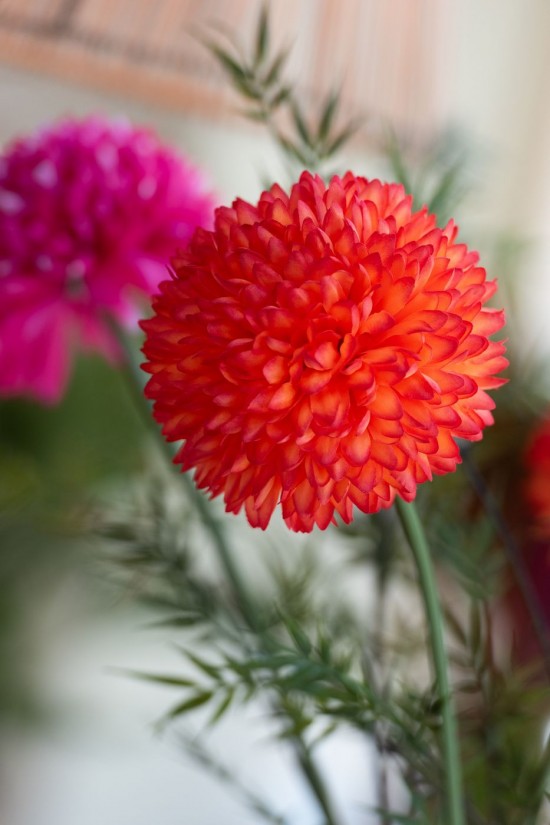 Jolipa Chrysantheme Artificiel Orange.