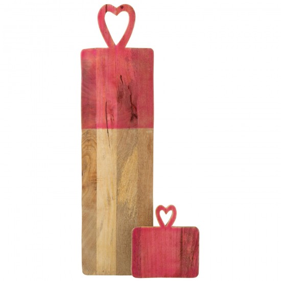 Jolipa Planche Long Bois De Manguier Rose.