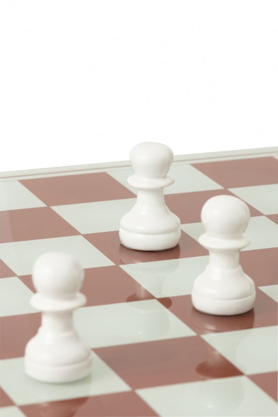 J-Line J Line echiquiers en bois Echiquier Plateau Polyrésine Blanc Rouge Noël.