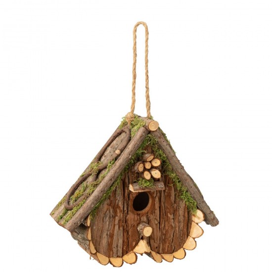 J Line Nichoir Coeur À L'Envers Bois De Sapin Naturel L29xB11xH26 cm Jline 55059 by Jolipa 55059.