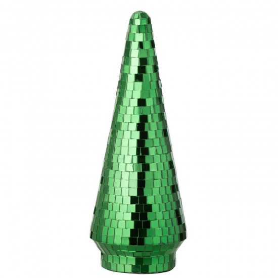 J Line Arbre Miroir Verre Vert Large L13xB13xH33 cm Jline 55160 by Jolipa 55160.