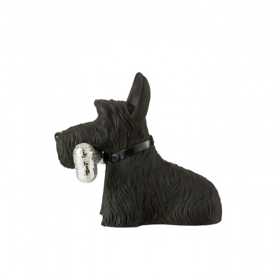 J-Line J Line animal animaux statuettes Jolipa Terrier Ecossais Os Polyrésine Noir.