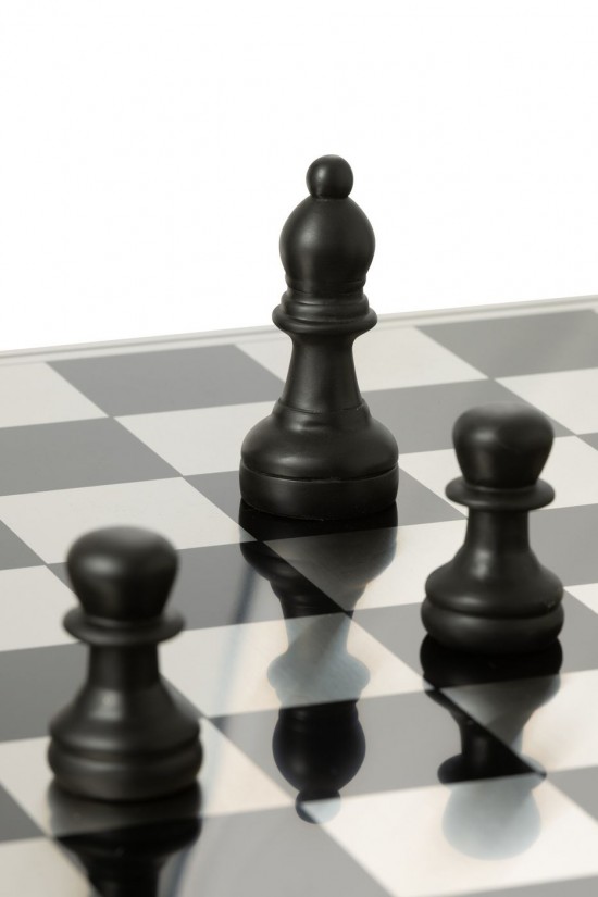 J-Line echiquiers-en-bois 55333.