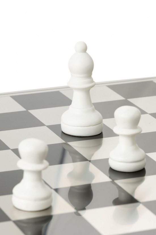 J-Line echiquiers-en-bois 55334.