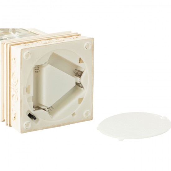 Jolipa Boule De Neige Lanterne Bonhomme De Neige Plastique Blanc Assortiment De 2.