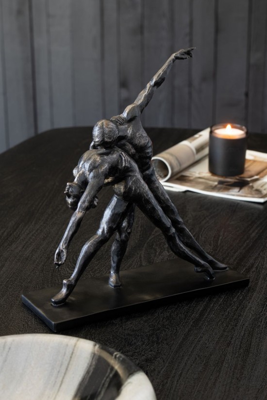 Jolipa Couple Sur Base Danse Poudre De Chaux Noir.