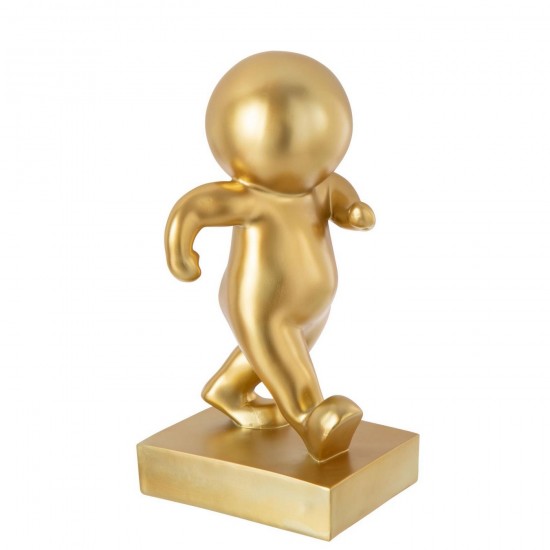 J Line Marcel Promenade Poudre De Chaux Doré L24xB23xH47 cm Jline 55542 by Jolipa 55542.