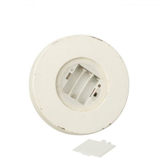 Jolipa Cloche Décorative Led Casse Noisette Arbre Cadeaux Poudre De Chaux Blanc Rose.