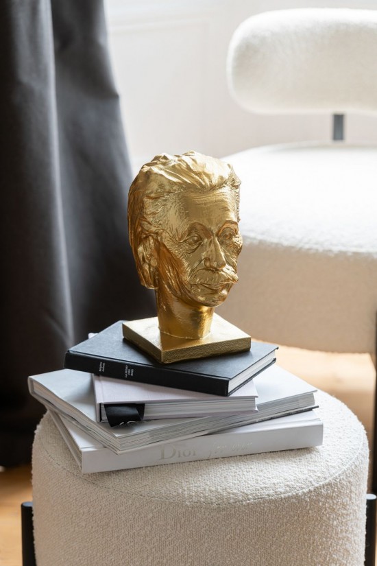 Jolipa Buste Einstein Poudre De Chaux Doré.