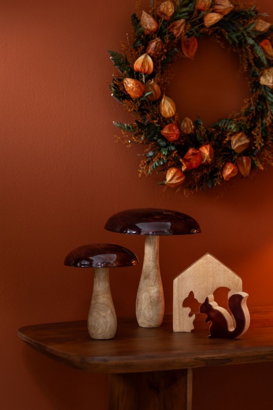 Jolipa Écureuil Dans Maison Bois De Manguier Naturel Marron Small.