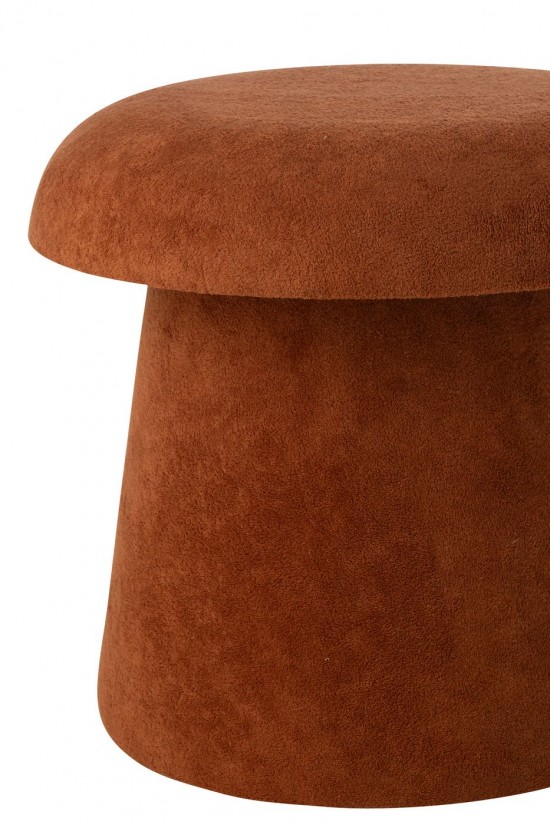 J-Line J Line tabourets ronds Jolipa Tabouret Champignon Mdf Terracotta Small.