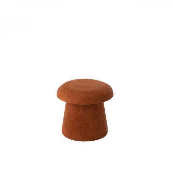 J Line Tabouret Champignon Mdf Terracotta Small L40xB40xH38 cm Jline 55803 by Jolipa 55803.