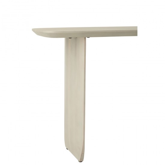 Jolipa Console Bois D Acacia Blanc.