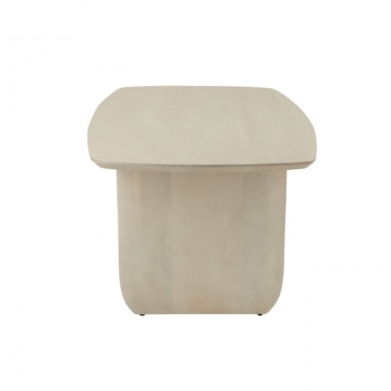 J-Line J Line tables a manger de repas Jolipa Table À Manger Bois D Acacia Blanc.