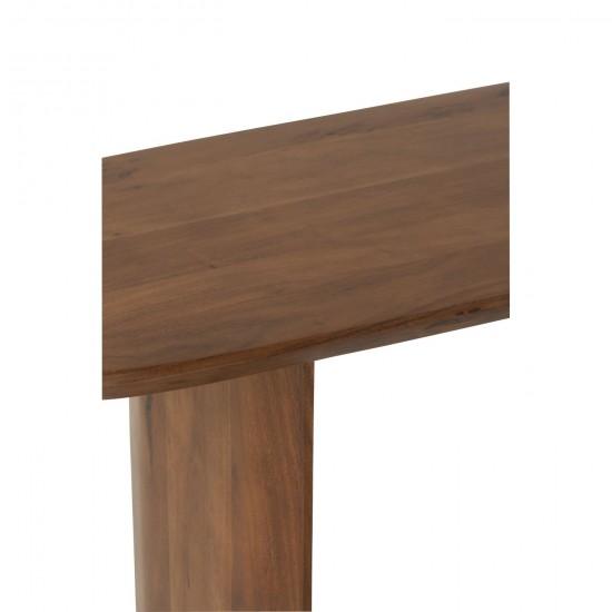 J-Line J Line tables de drapier murales Console Bois D Acacia Marron.