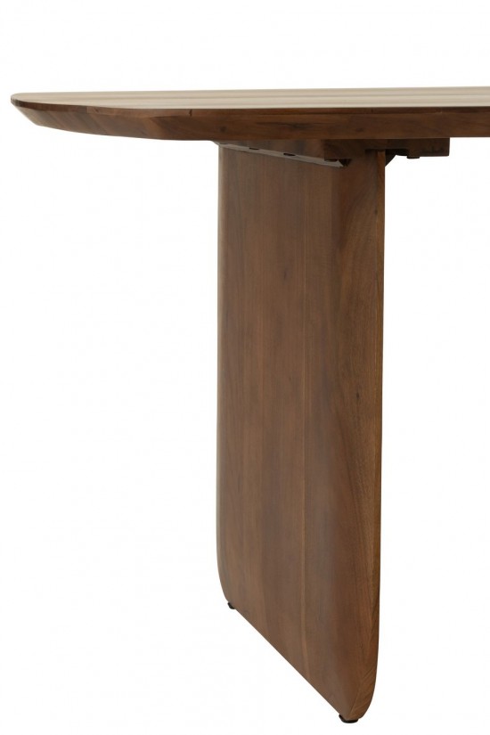 Jolipa Table À Manger Bois D Acacia Marron.