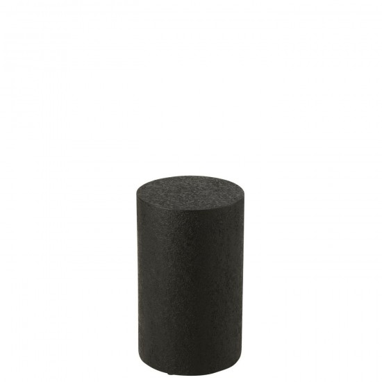 J Line Socle Cylindre Mdf Noir Medium L30xB30xH70 cm Jline 55887 by Jolipa 55887.