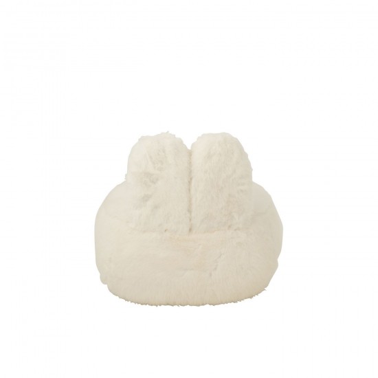 Jolipa Tabouret Fur With Bunny Ears Bois Blanc.