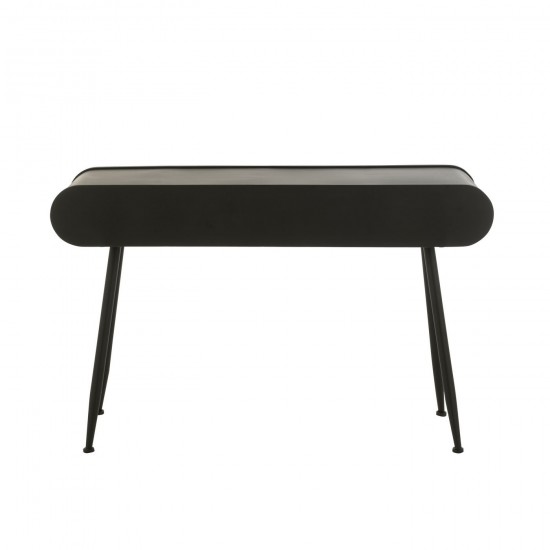 Jolipa Console Wood And Metal Table Console Bois De Sapin Noir Beige Clair.