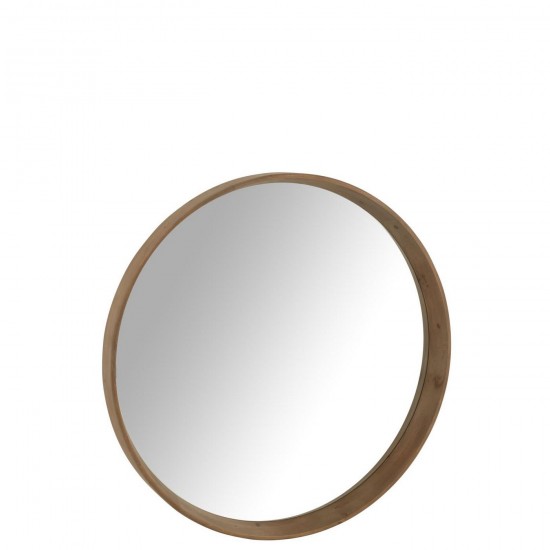 J Line Miroir Mural Wall Mirror L Bois De Sapin Beige Clair Large L91xB8xH91 cm Jline 55973 by Jolipa 55973.