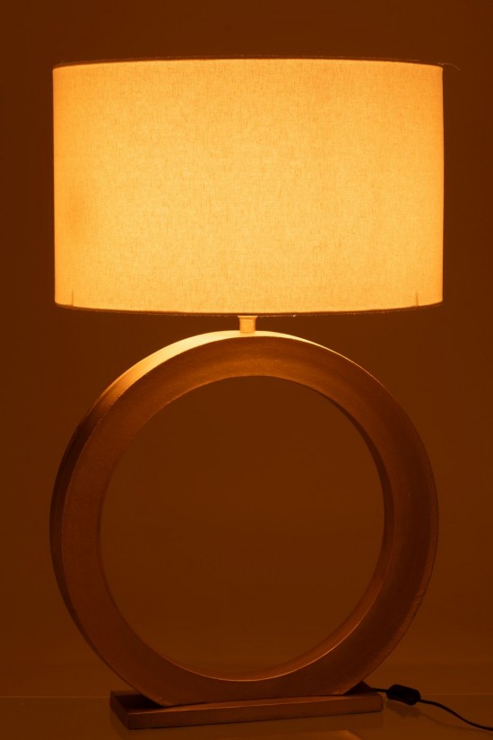 J-Line J Line Éclairage Armatures Luminaires D'intérieur Pieds De Lampe Avec Abat Jour Lampes De Table Jolipa Lampe Rond Alum.