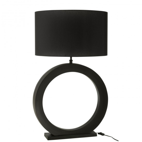 J Line Lampe Rond Aluminium Noir L61xB13xH97 cm Jline 55982 by Jolipa 55982.