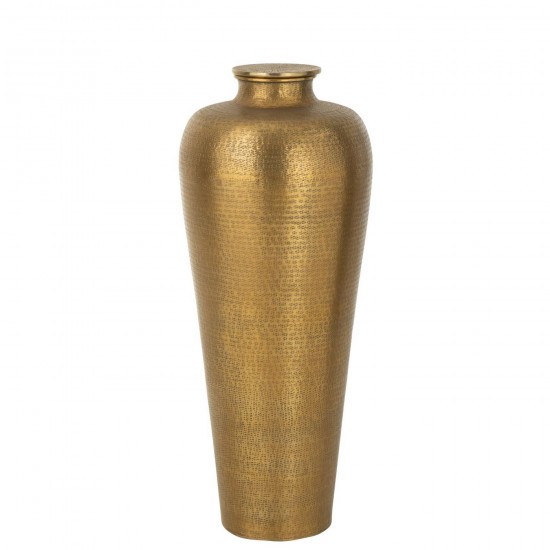 J Line Vase Floor Vase Cylindre Aluminium Doré L41xB41xH101 cm Jline 55985 by Jolipa 55985.
