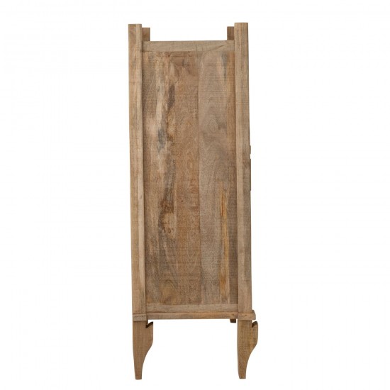 J-Line J Line armoires Jolipa Meuble Silex Bois De Manguier Naturel.