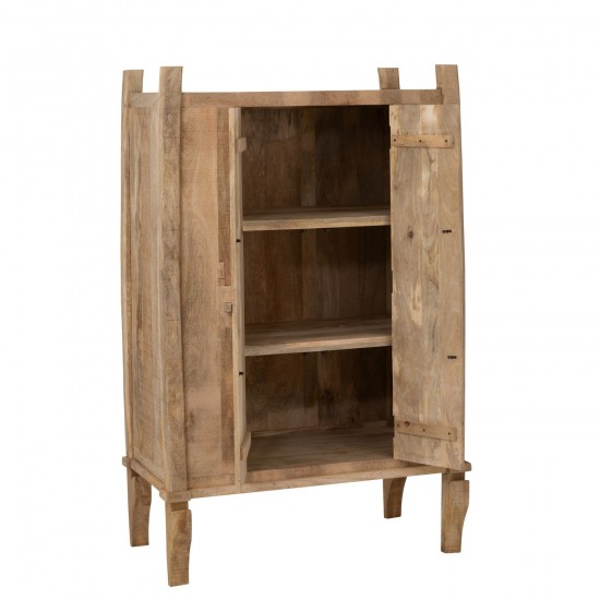 J-Line Muebles Silex Madera De Mango Natural.