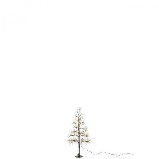 J Line Arbre Led Lumières Blanc Chaud Fer Noir Small L35xB35xH80 cm Jline 56533 by Jolipa 56533.