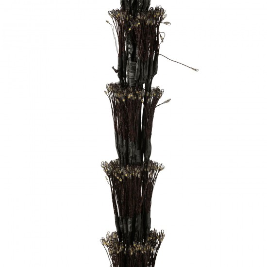 J Line Arbre Led Lumières Blanc Chaud Fer Noir Extra Large L65xB65xH240 cm Jline 56536 by Jolipa 56536.