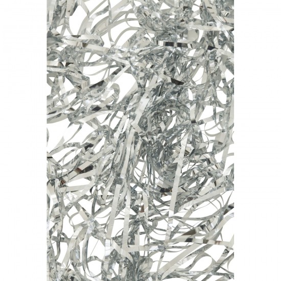 J-Line J Line rideaux Jolipa Rideau Franges Vinyle Argenté.