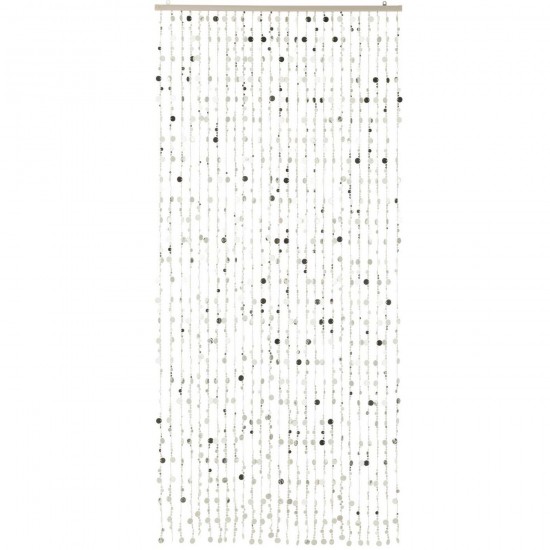 J Line Rideau Rond Ps Argenté L90xH200 cm Jline 56647 by Jolipa 56647.