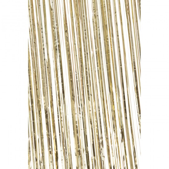 Jolipa Rideau Franges Vinyle Doré.