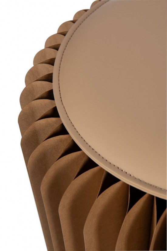 Jolipa Pouf Pliable Papier Camel.