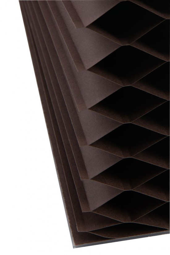 J-Line J Line paravents Jolipa Cloison Pliable Papier Marron Foncé.