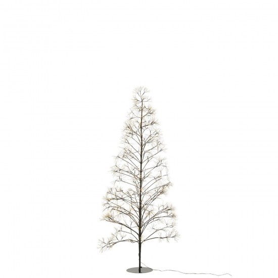 J Line Arbre 2700 Led Métal Noir Medium L50xB50xH210 cm Jline 56864 by Jolipa 56864.