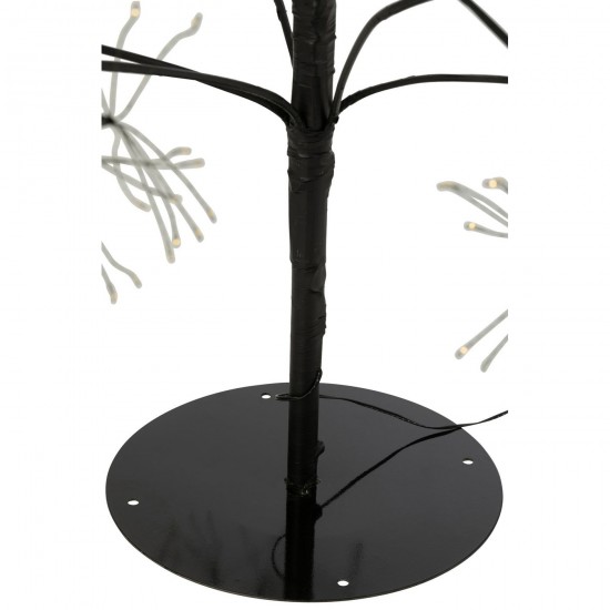 J-Line Árbol 3000 Led Metal Negro Large.