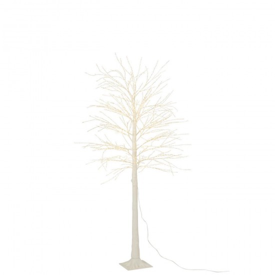 J Line Arbre 2000 Led Plastique Blanc Medium L50xB50xH180 cm Jline 56866 by Jolipa 56866.